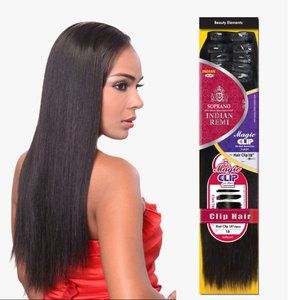 Hair Extensions SOPRANO INDIA REMI HAIR CLIP 22''